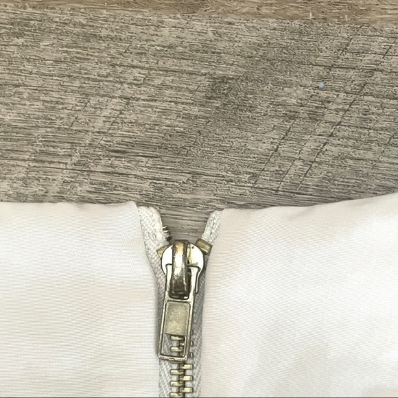 Sachin + Babi Beige Sheath Dress 6 Snake Print Leather Trim Crisscross Pleated - Picture 7 of 10